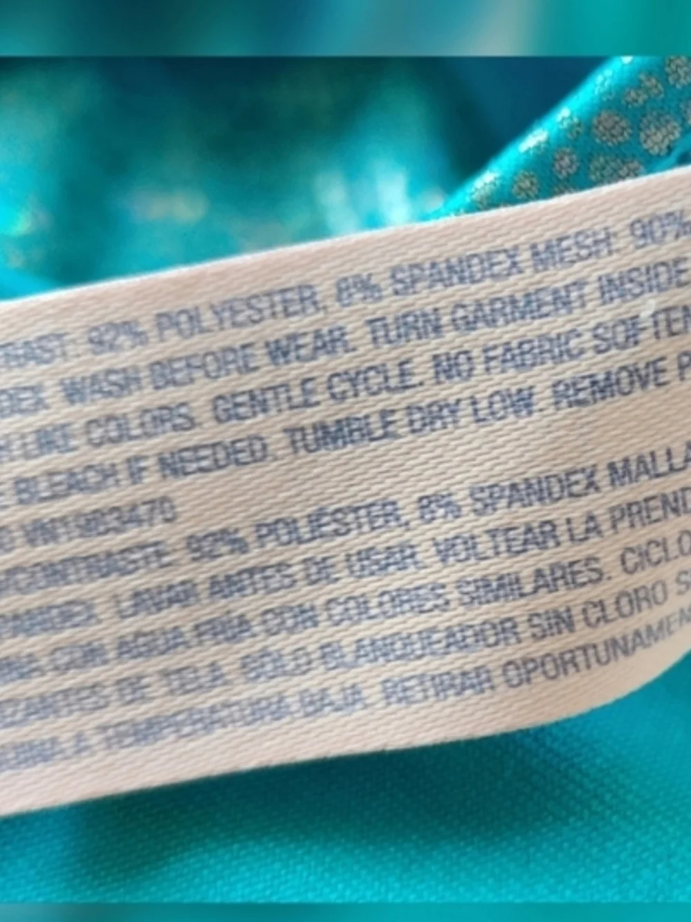 More Than Magic Girls Blue Swimsuit Size M(7/8)